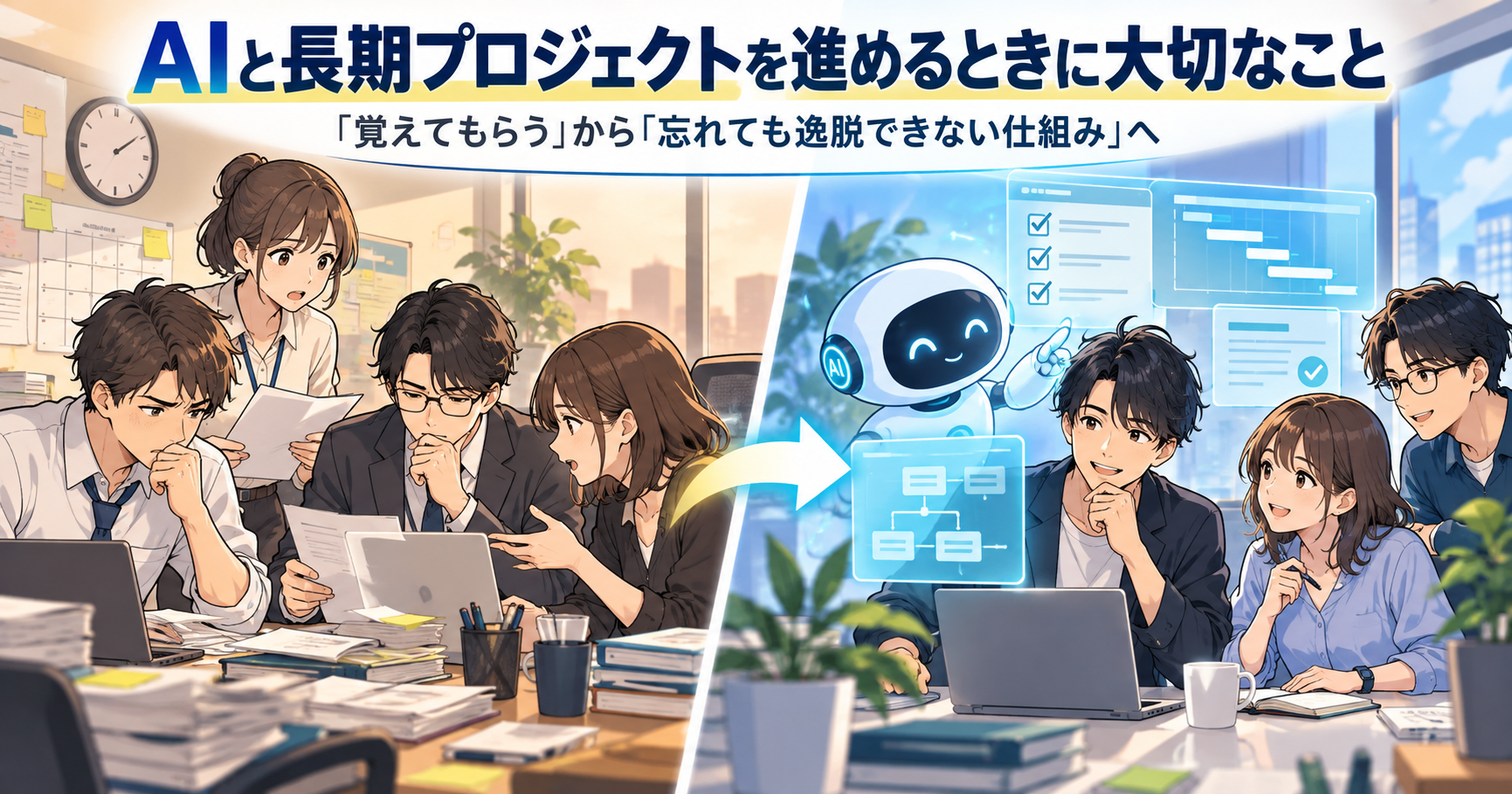 AIと長期プロジェクトを進めるときに大切なこと