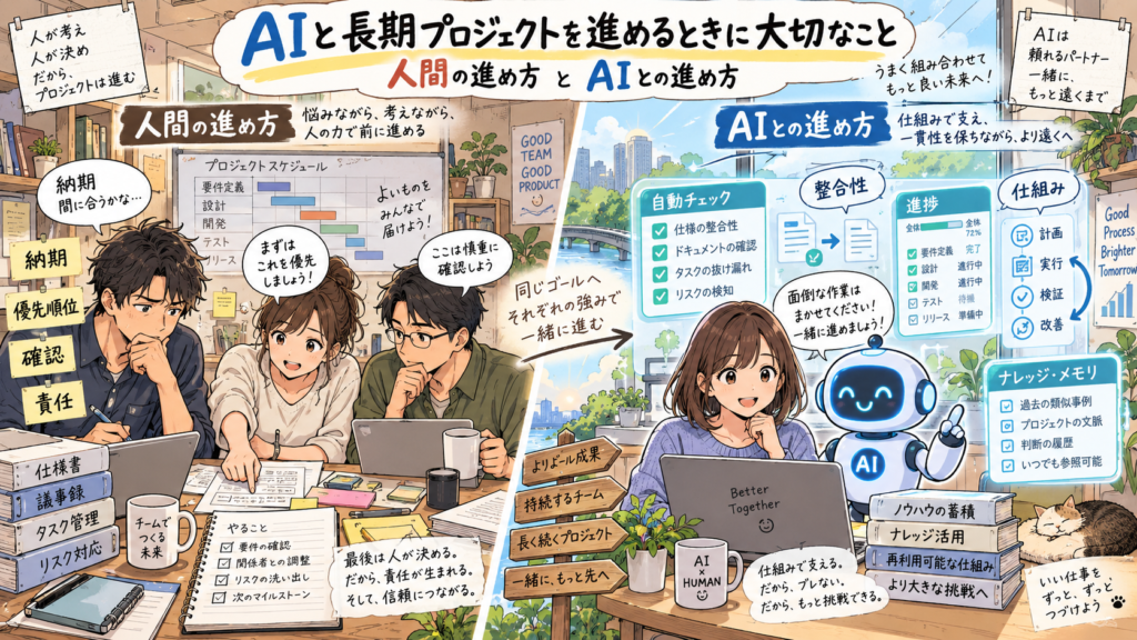AIと長期プロジェクトを進めるときに大切なこと